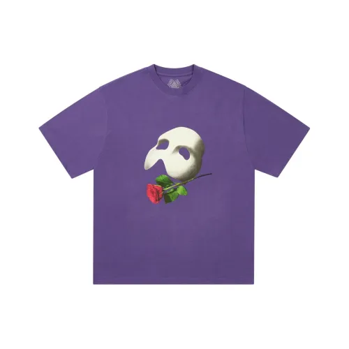 Дворцовый Phantom of the Opera Collaboration Фиолетовый Унисекс T Рубашки