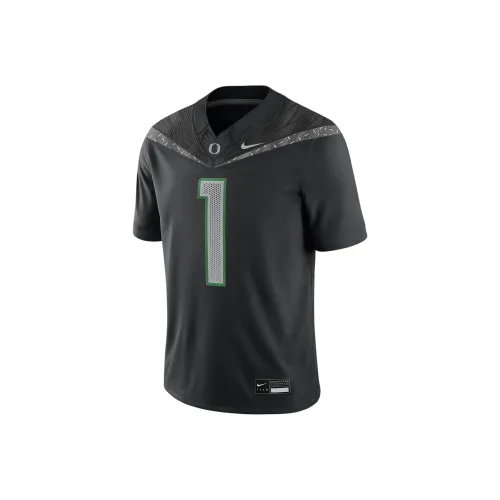 nike Dri Fit COLLEGE Oregon Ducks Game Jersey T-Shirt Рубашка Мужская Черная