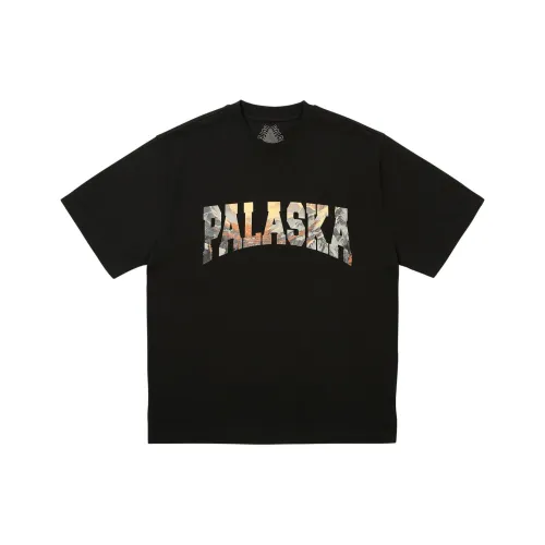 Дворцовый Праздника Черная Унисекс Футболка