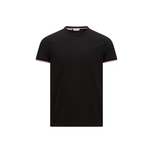 MONCLER Мужские черные T-рубашки