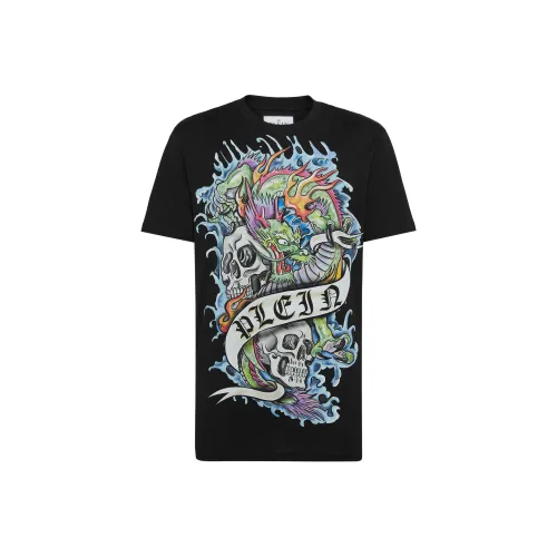 PHILIPP PLEIN SS24 T Рубашка Мужская Черная