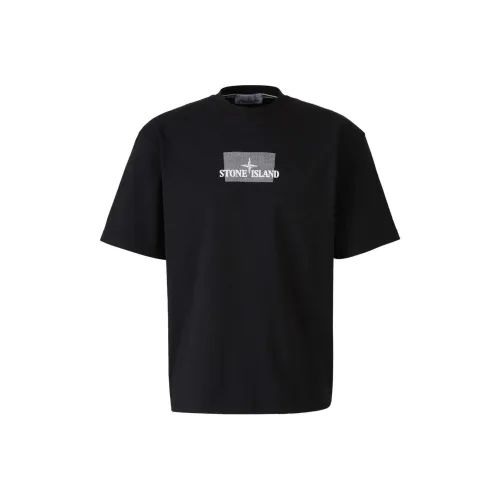 STONE ISLAND Рубашка Мужская Черная