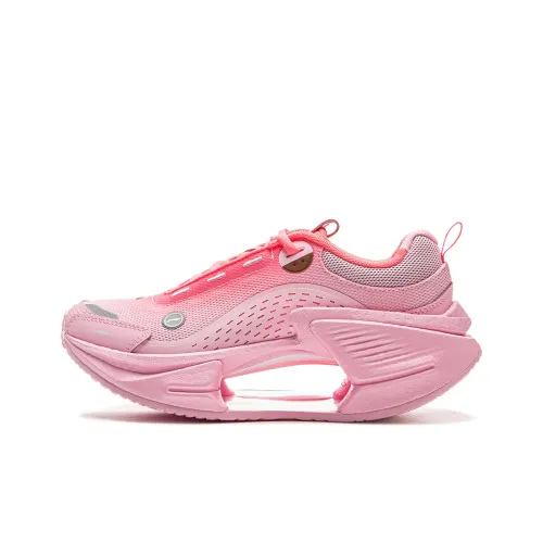 LiNing Shadow CRC Противоскользящий Отскок Низкий Топ Casual Женский Розовый