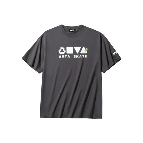 ANTA T-Shirt Унисекс Темный Соус Серый