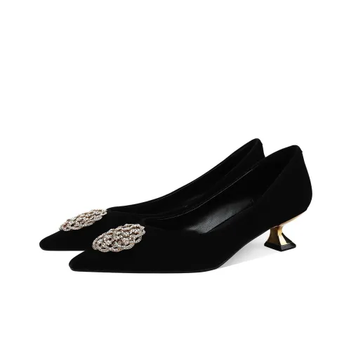 FMM Узкий каблук Высокие каблуки Женские Черный