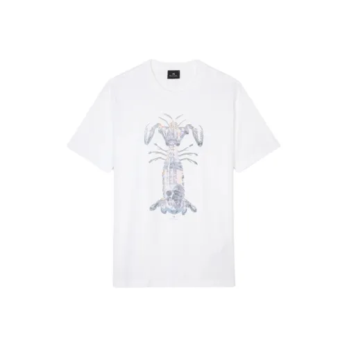 Paul Smith FW24 T Рубашка Мужская Белая