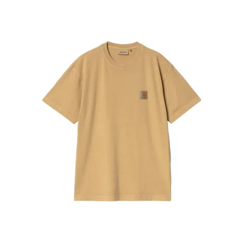 Carhartt WIP SS24 GARMENT DYED Коллекция S S Nelson T Рубашка T Рубашка Унисекс Оранжевый