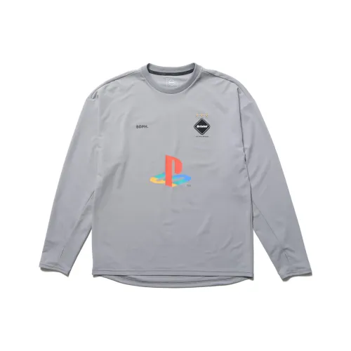 F.C Real Bristol PlayStation Co Бренд Серый Унисекс T Рубашки