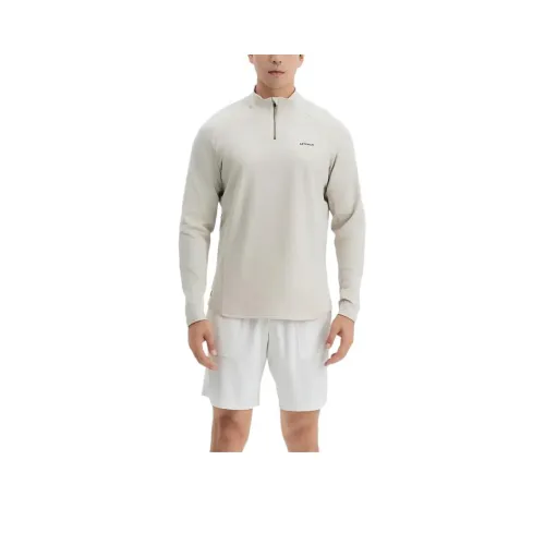 DECATHLON ARTENGO T Рубашка Мужская Светло-Белая Лаймово-Серая