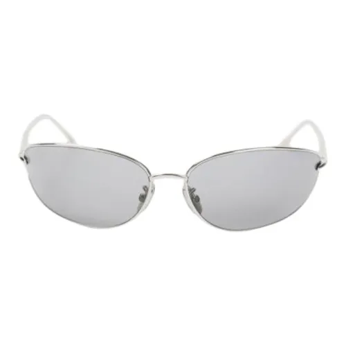 LOEWE Нерегулярная форма Солнцезащитные очки Унисекс Серебряный