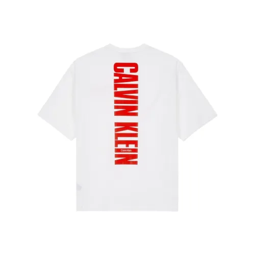 Calvin Klein SS25 Белый Мужской T-Рубашки