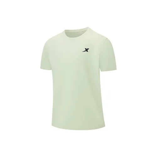 XTEP Comprehensive Training Короткий рукав Беговая футболка Мужская Rei Зеленая