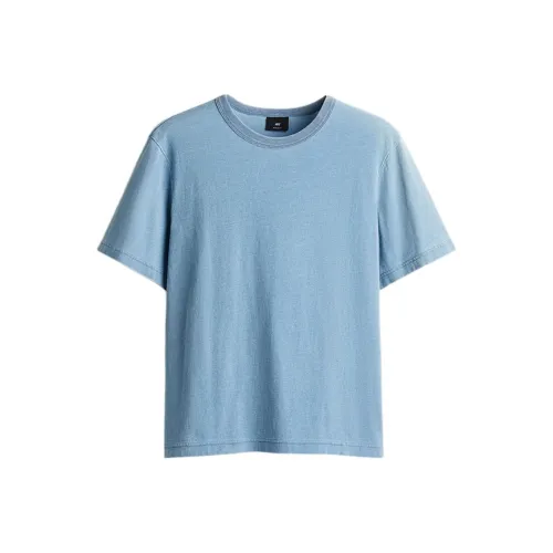 H&M Синий Мужской T-рубашки