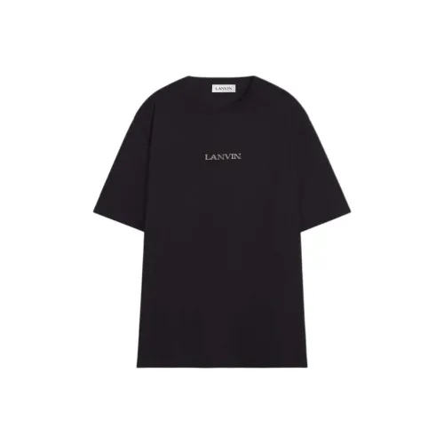 Lanvin SS25 T-Shirt Унисекс Черный