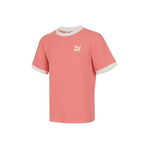 PUMA CLASSICS T-Shirt Унисекс Оранжевый Красный