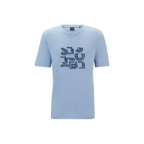 Hugo Boss Мужские Синие Рубашки