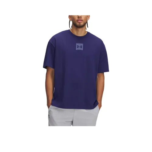 Under Armour Тяжелый Вес OVERSIZED Bo T Рубашка Мужская Морской Синий