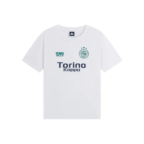 KAPPA 1916 Series T-Shirt Унисекс Белый