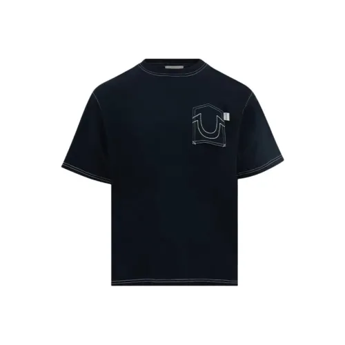 TRUE RELIGION SS24 T Рубашка Унисекс Черный