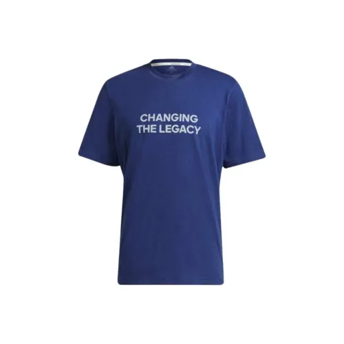 adidas Clothing Синий Мужской T-Рубашки