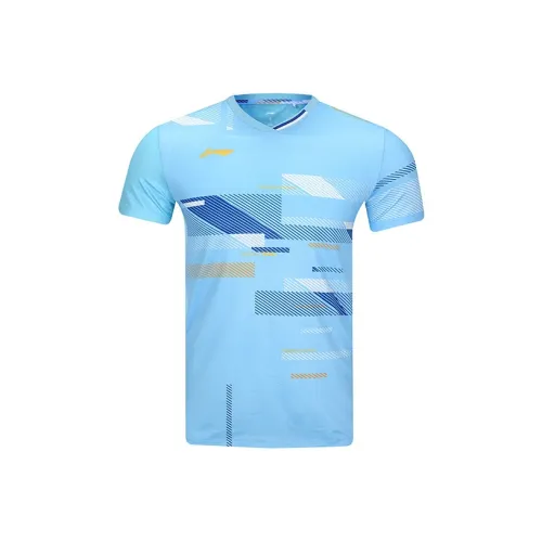 LINING T Рубашка Унисекс Лунный Белый Синий