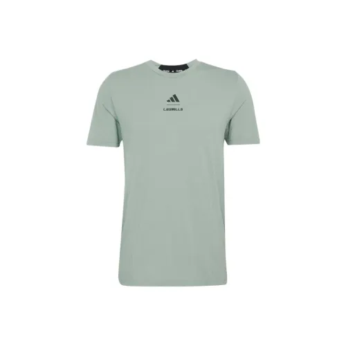 Adidas LES MILLS T-Shirt Мужской Зеленый