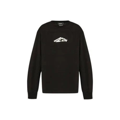 DSQUARED 2 Черные Мужские T-Рубашки