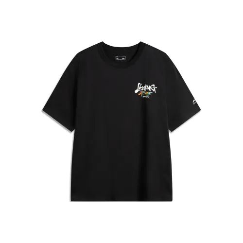 LINING Sports Life Collection Футболка Унисекс Черная
