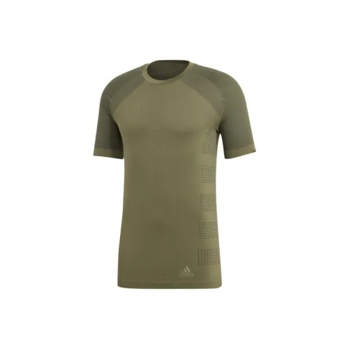 Adidas T-Shirt Мужская Оригинальная Хаки Легенда Цвет Плюща