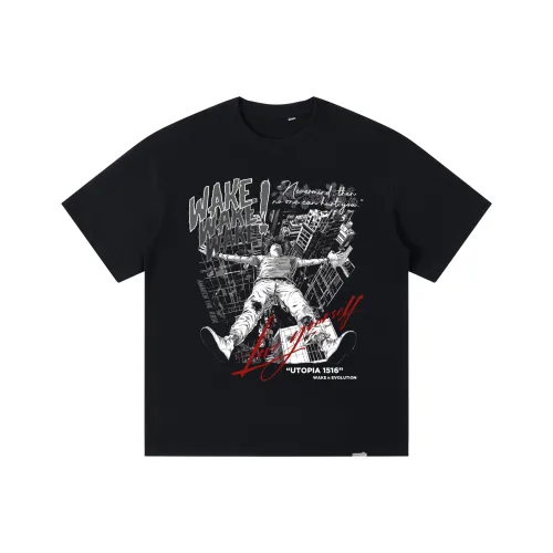 AWAKEN THE ROSE Черная унисекс футболка