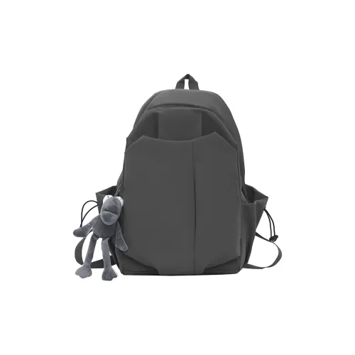 Single Warehouse Нейлон Рюкзак Стандартный Унисекс Серый Черный Бургунди Экрю