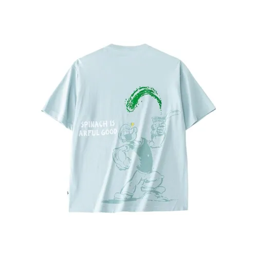 ANTA x POPEYE T-Shirt Мужская Кристально-Синий