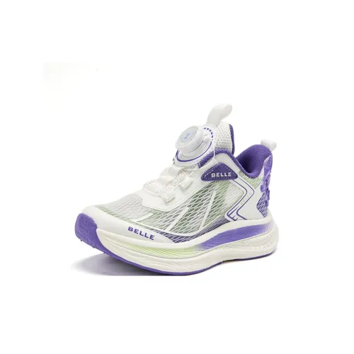 Белль Амортизация Дышащий Устойчивый к истиранию Низкая поддержка Низкий топ Детские беговые кроссовки Светло-синий Детский