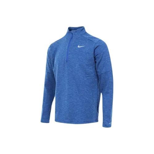 Nike ElementTherma Форма T Рубашка Мужская Игровая Королевский Синий