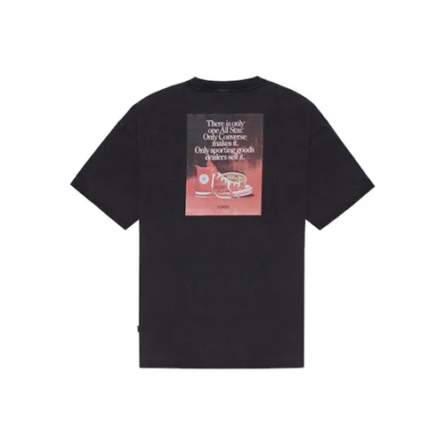 Конверс Черная Унисекс Футболка