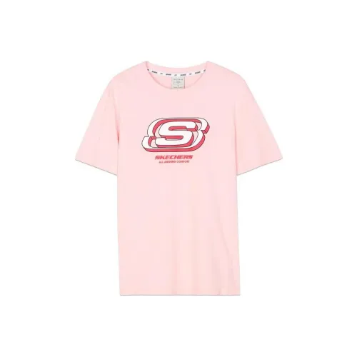 Skechers Rainbow T Shirt Унисекс Песочно-розовый