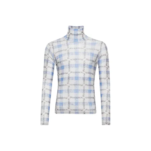 JW Anderson Мужские Синие T-рубашки