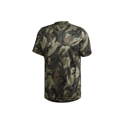 Adidas T-Shirt Мужская Зеленая Черная