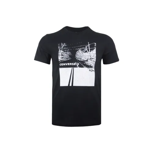 Конверс Черные Мужские T-Рубашки