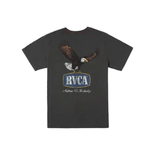 RVCA FW24 T Рубашка Мужская Пират Черная