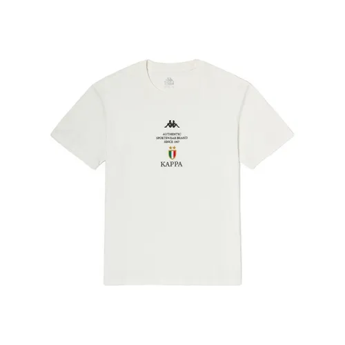 KAPPA 1916 Series Корейский Белый 012 Мужская T-Рубашка