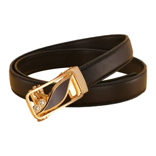 JKEM Коровья кожа сплав кожаные ремни унисекс ширина 3 см