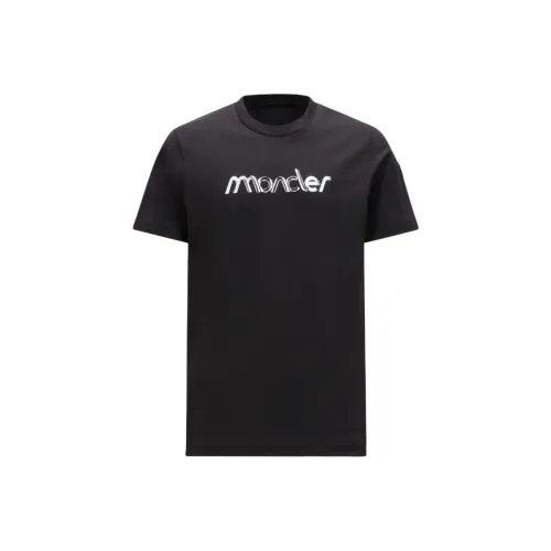 MONCLER Мужские черные T-рубашки