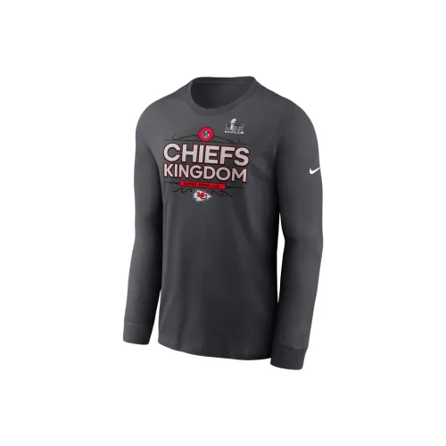 nike NFL KANSAS CITY Chiefs Супер Боул LIX Bound Local T-Shirt Мужская Anthracite