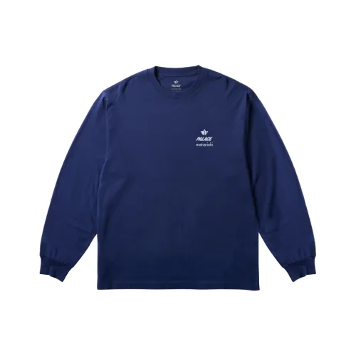 PALACE SS25Maharishi Collaboration T-Shirt Unisex Marine Blue