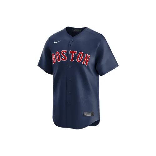 nike x MLB Boston Red Sox Dri Fit ADV FW24 T Shirt Мужской Морской Синий