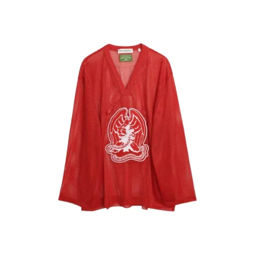 OUR LEGACY T-Рубашка Мужская Бордово-Красная