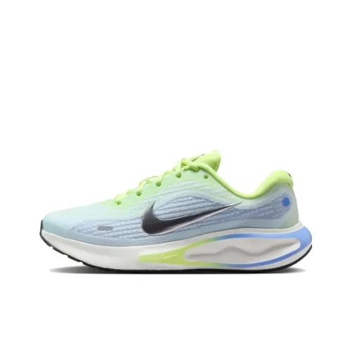 Nike Journey Run Slip-resistant Abrasion-resistant Low Top Casual Running Shoes Women's Green Blue Найк Journey Run Противоскользящий Устойчивый к истиранию Низкий Топ Повседневные Беговые Кроссовки Женские Зеленый Синий