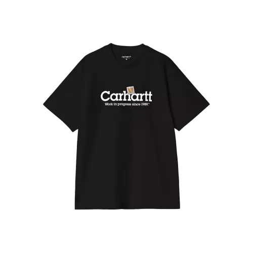 Carhartt WIP FW24 S S Label Script T Shirt T Shirt Unisex Black