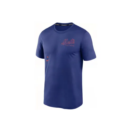 nike x MLB T-Shirt New York Mets Мужской Королевский Синий
